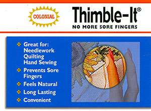 THIMBLE-IT No More Sore Fingers Self-Adhesive Finger Pads for